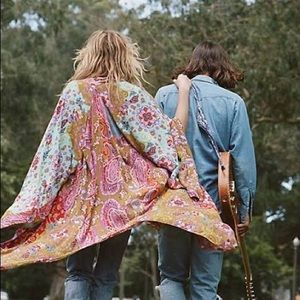 Free People Little Wing Back Kimono